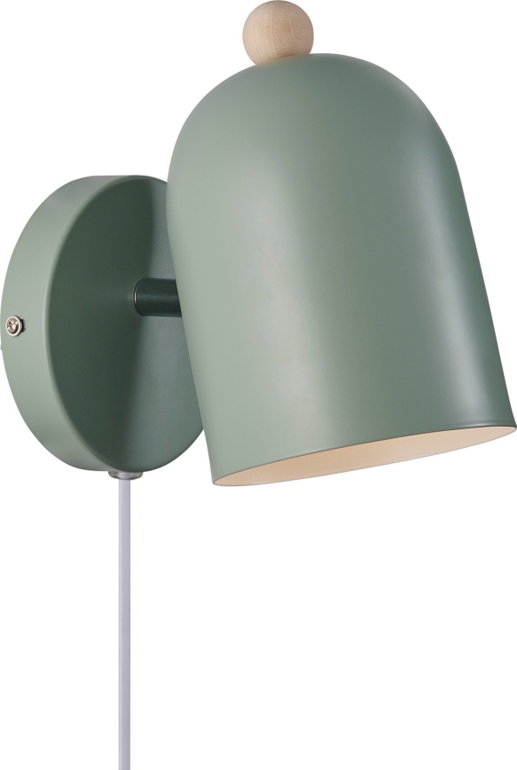 Nordlux - Настінний точковий світильник GASTON 1xE27/15W/230V зелений