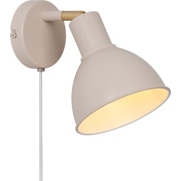 Nordlux - Настінний точковий світильник POP 1xE27/18W/230V бежевий