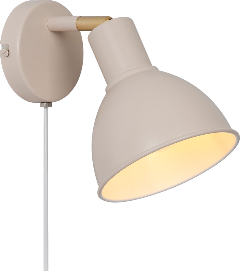 Nordlux - Настінний точковий світильник POP 1xE27/18W/230V бежевий