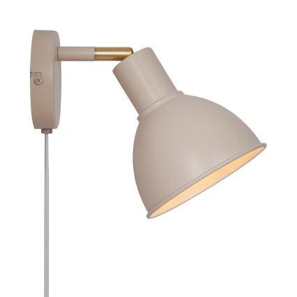 Nordlux - Настінний точковий світильник POP 1xE27/18W/230V бежевий