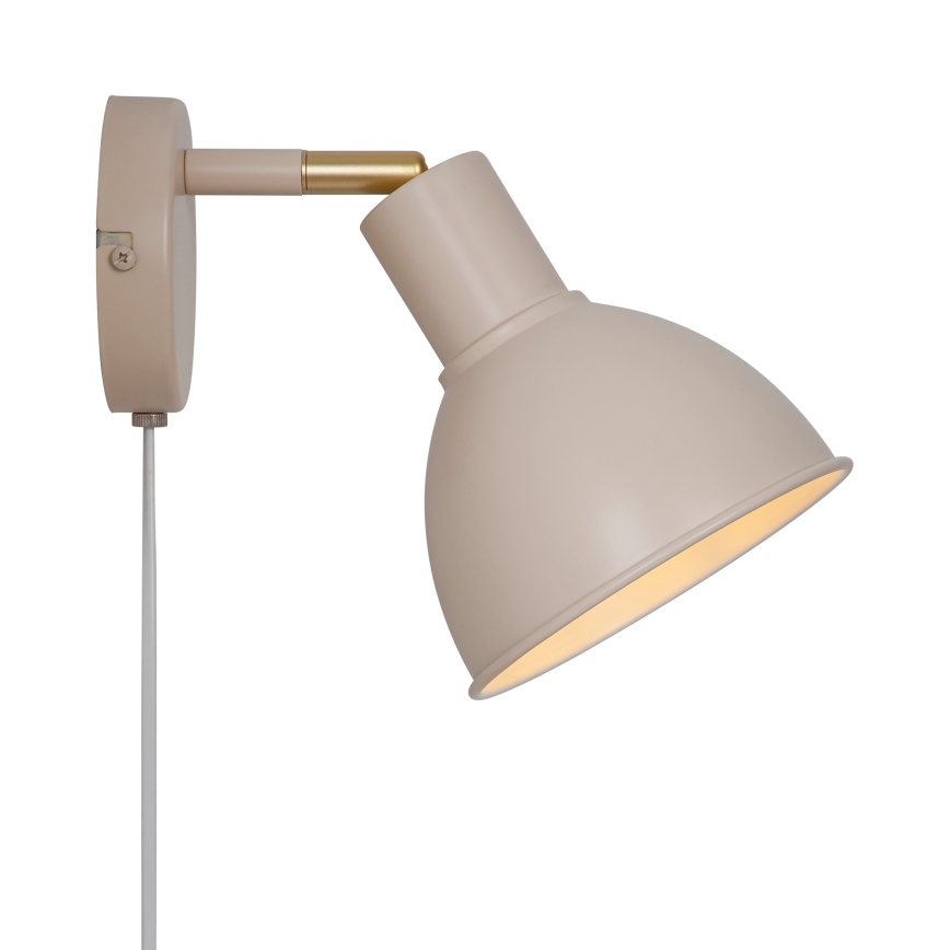 Nordlux - Настінний точковий світильник POP 1xE27/18W/230V бежевий