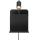 Nordlux - Настінний точковий світильник з поличкою і USB ROOMI 1xGU10/8W/230V чорний