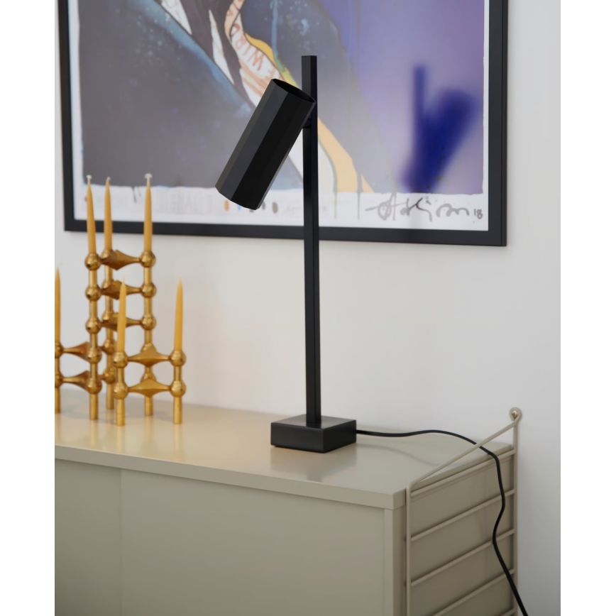 Nordlux - Настольная лампа ALANIS 1xGU10/15W/230V черный