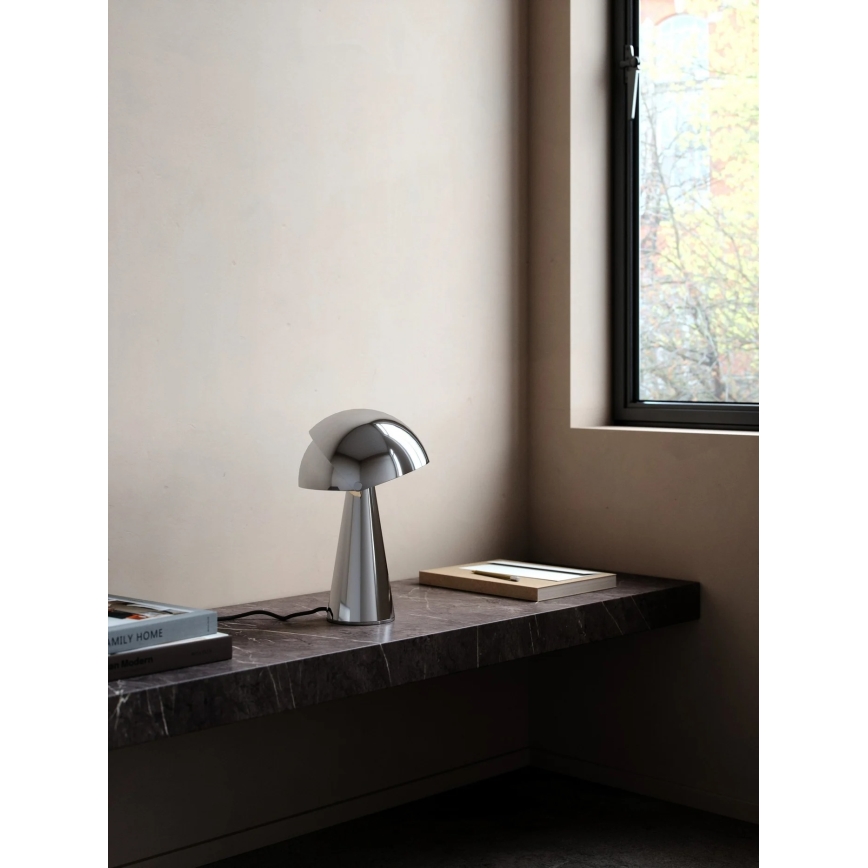 Nordlux - Настольная лампа ALIGN 1xE27/25W/230V глянцевый хром
