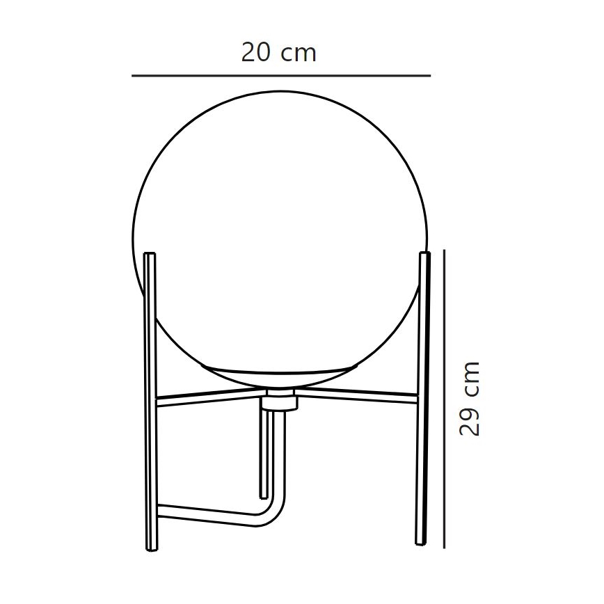 Nordlux - Настольная лампа ALTON 1xE14/15W/230V