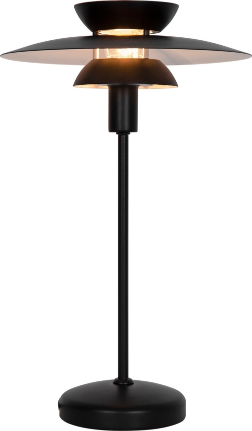 Nordlux - Настольная лампа CARMEN 1xE14/25W/230V черный