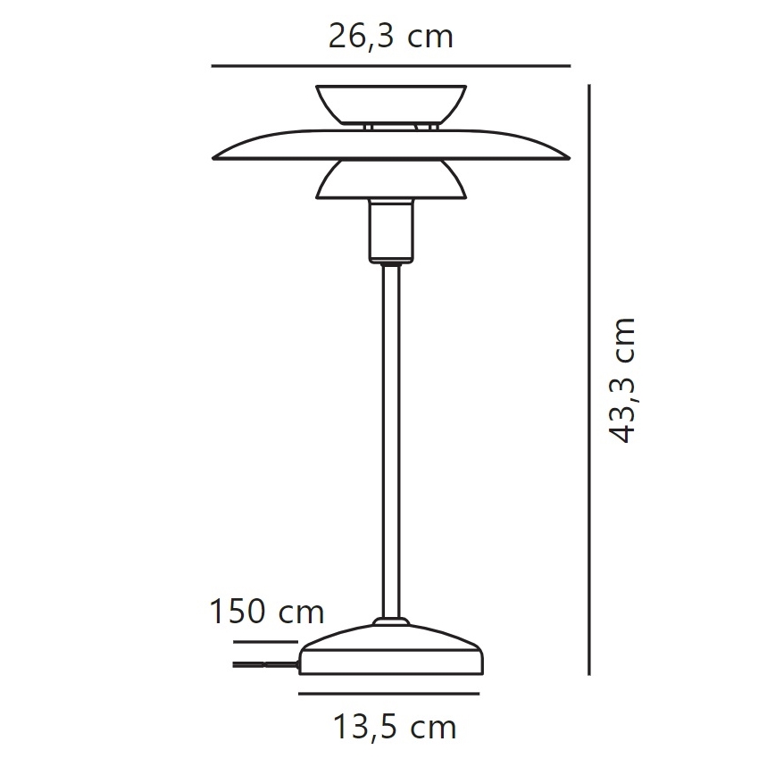 Nordlux - Настольная лампа CARMEN 1xE14/25W/230V черный