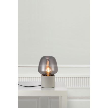 Nordlux - Настольная лампа CHRISTINA 1xE27/25W/230V бетон/черный
