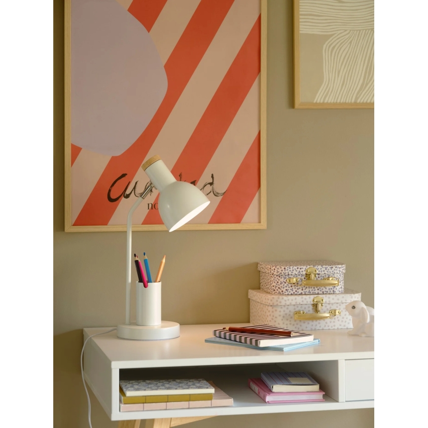 Nordlux - настольная лампа DEVONE 1xE27/15W/230V белая