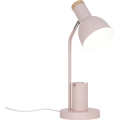 Nordlux - Настольная лампа DEVONE 1xE27/15W/230V розовая