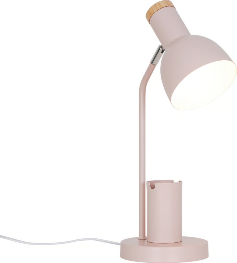 Nordlux - Настольная лампа DEVONE 1xE27/15W/230V розовая