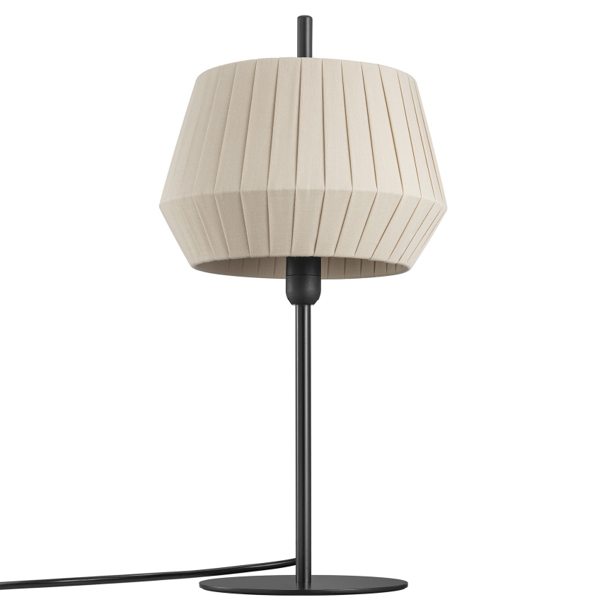 Nordlux - Настольная лампа DICTE 1xE14/40W/230V бежевый/черный