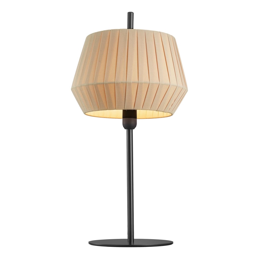 Nordlux - Настольная лампа DICTE 1xE14/40W/230V бежевый/черный