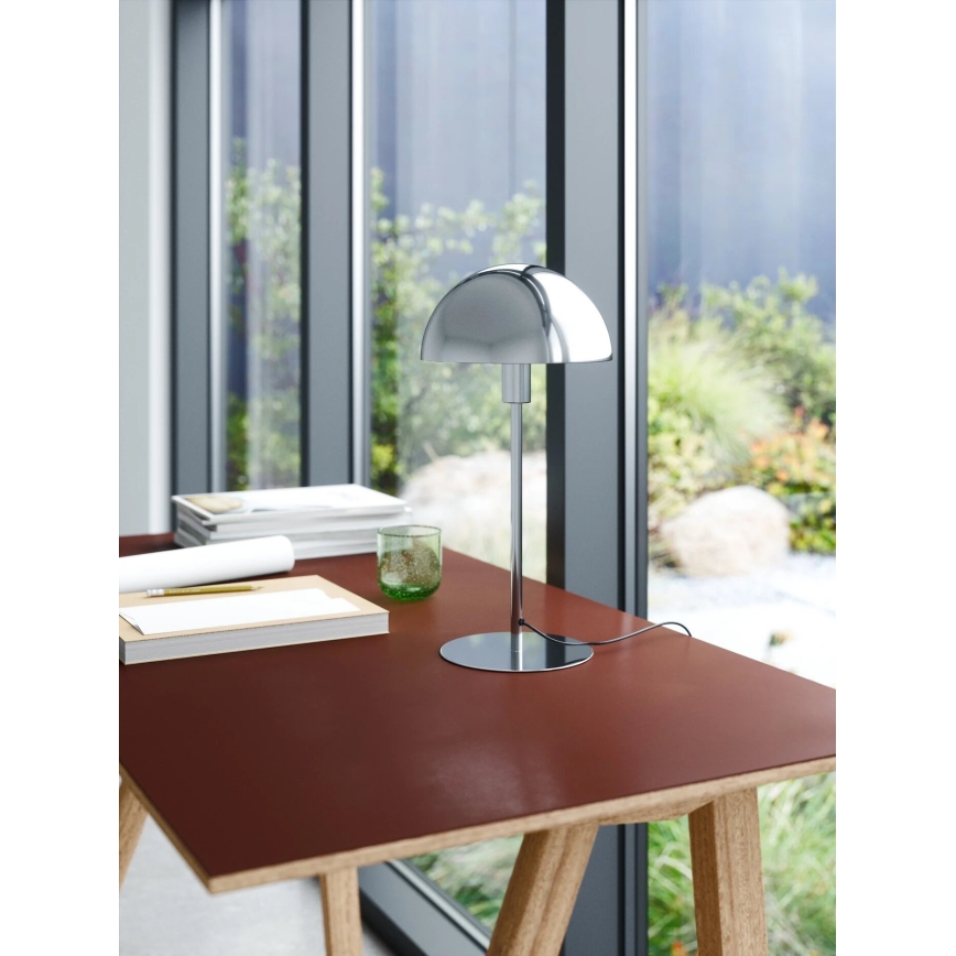 Nordlux - Настольная лампа ELLEN 1xE14/40W/230V блестящий хром