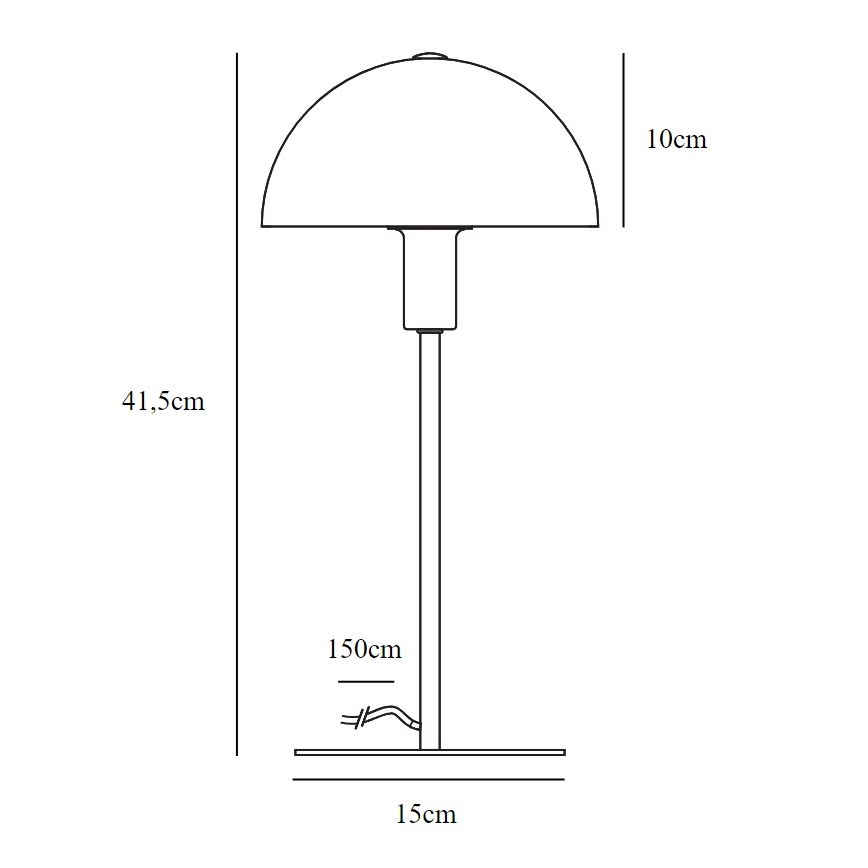 Nordlux - Настольная лампа ELLEN 1xE14/40W/230V