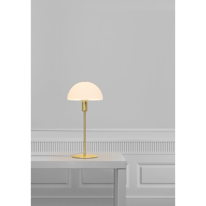 Nordlux - Настольная лампа ELLEN 1xE14/40W/230V золотистый/белый