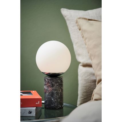 Nordlux - Настольная лампа LILLY 1xE14/25W/230V мраморный/серый
