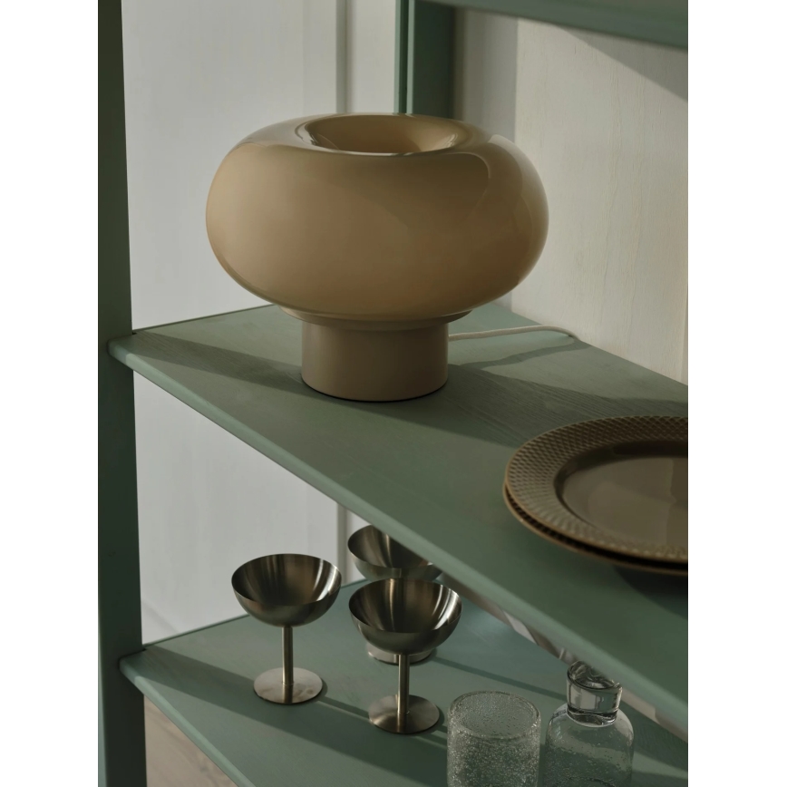 Nordlux - Настольная лампа MALTI 2xE27/10W/230V бежевая