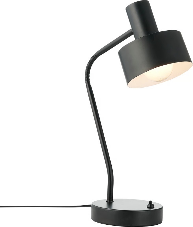 Nordlux - Настольная лампа MATIS 1xE27/15Вт/230В чёрная