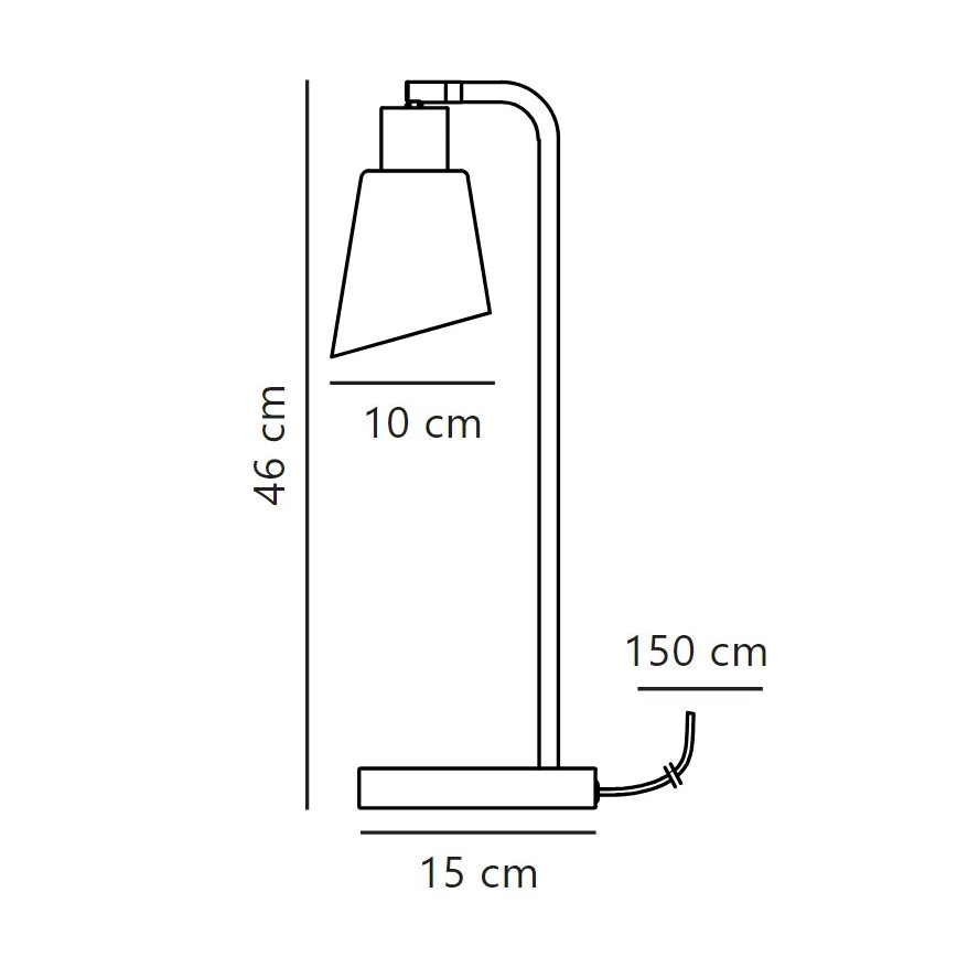 Nordlux - Настольная лампа MOLLI 1xE14/25W/230V