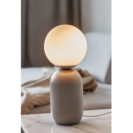 Nordlux - Настольная лампа NOTTI 1xE14/25W/230V серый