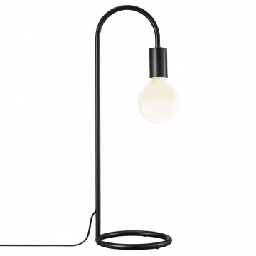 Nordlux - Настольная лампа PACO 1xE27/25W/230V чёрная