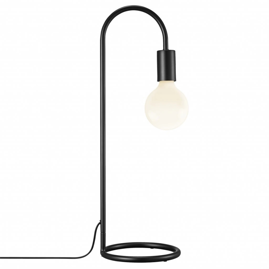 Nordlux - Настольная лампа PACO 1xE27/25W/230V чёрная