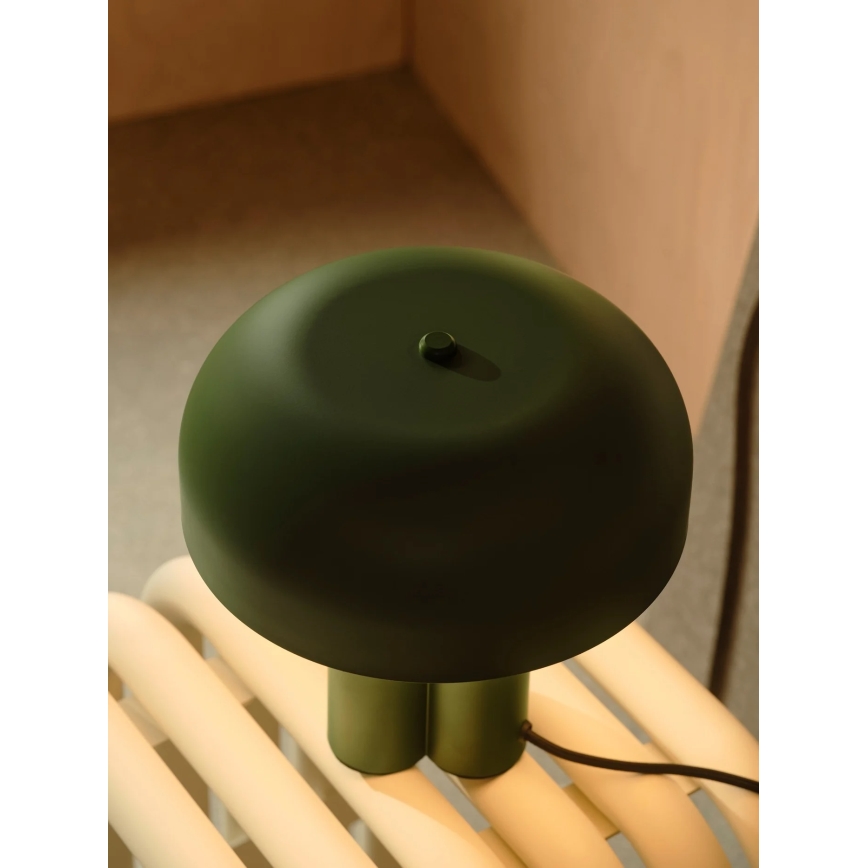 Nordlux - Настольная лампа SANDRO 1xE27/15W/230V зеленая