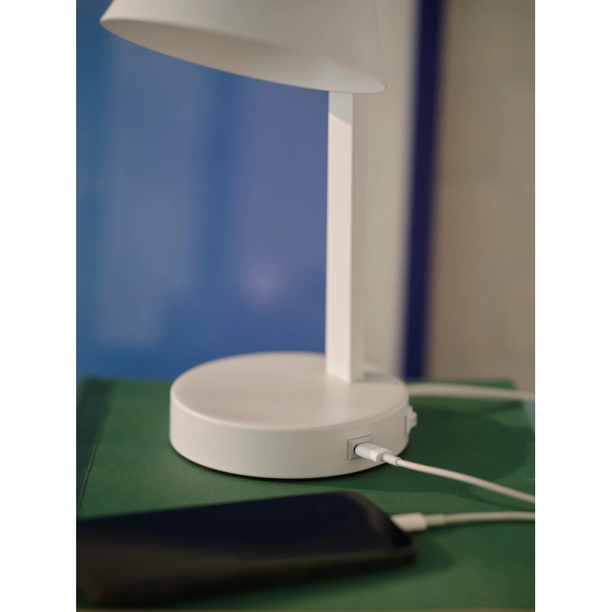 Nordlux - Настольная лампа WILMER 1xE14/40W/230V белая