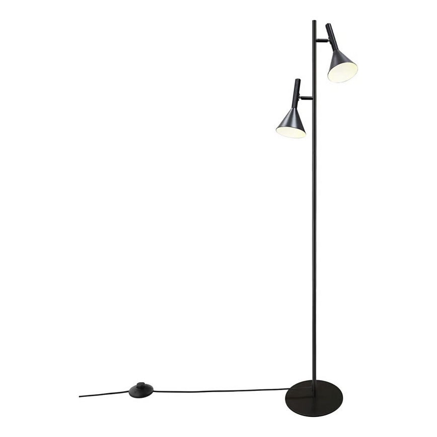 Nordlux - Підлогова лампа KELVIS 2xGU10/12W/230V чорна