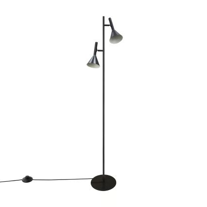 Nordlux - Підлогова лампа KELVIS 2xGU10/12W/230V чорна