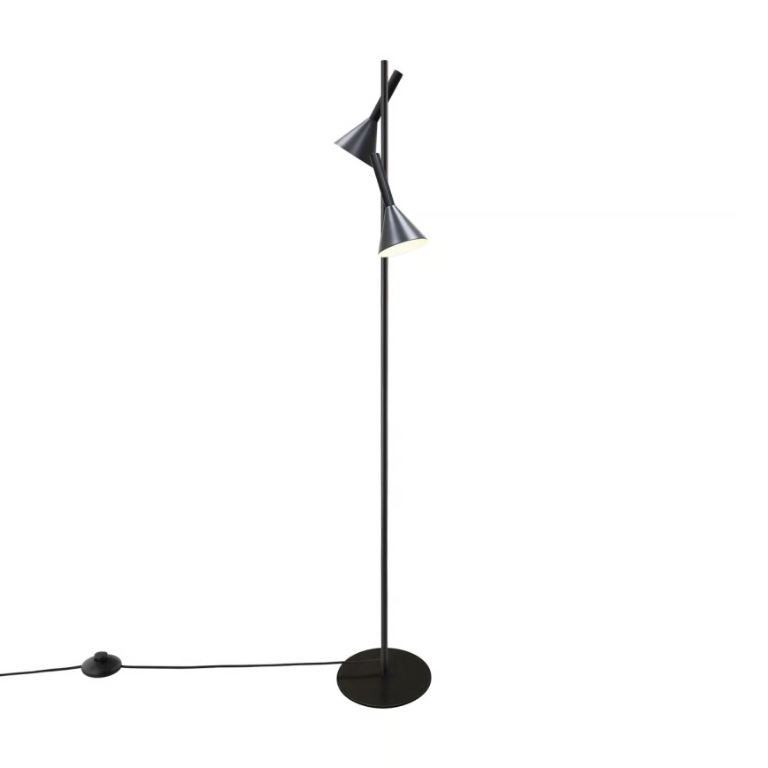 Nordlux - Підлогова лампа KELVIS 2xGU10/12W/230V чорна