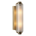 Nordlux - Підсвітка дзеркала для ванної кімнати NIMAL 2xE14/25W/230V IP44 латунь