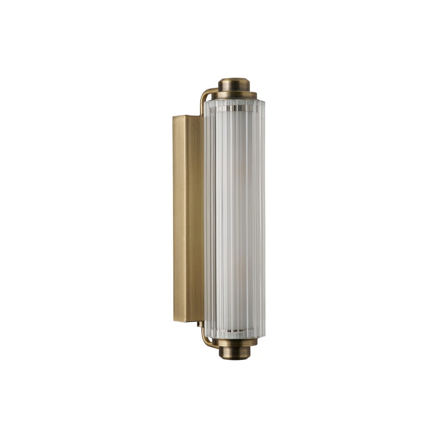 Nordlux - Підсвітка дзеркала для ванної кімнати NIMAL 2xE14/25W/230V IP44 латунь