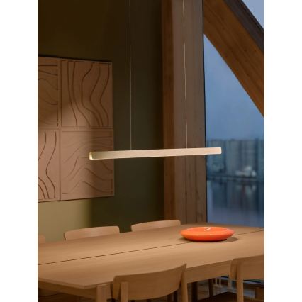 Nordlux - LED-підвісна люстра на тросі з регулюванням яскравості ILGAS LED/47W/230V 3000K білий/ясен