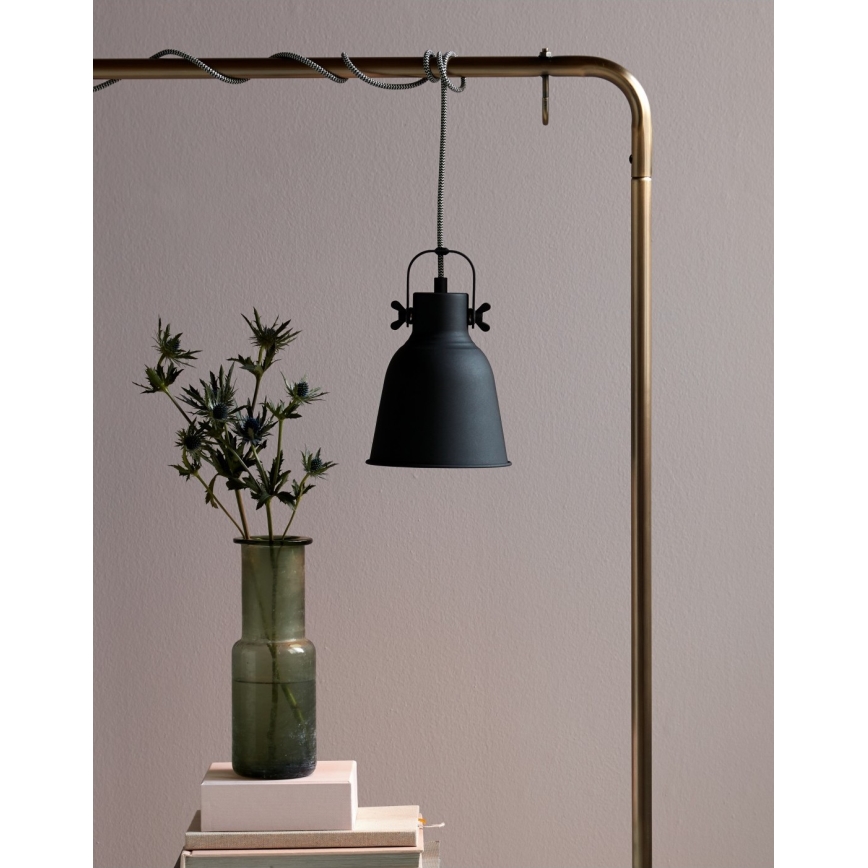 Nordlux - Підвісна люстра ADRIAN 1xE27/25W/230V діаметр 16 см антрацит