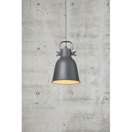 Nordlux - Підвісна люстра ADRIAN 1xE27/25W/230V діаметр 16 см антрацит