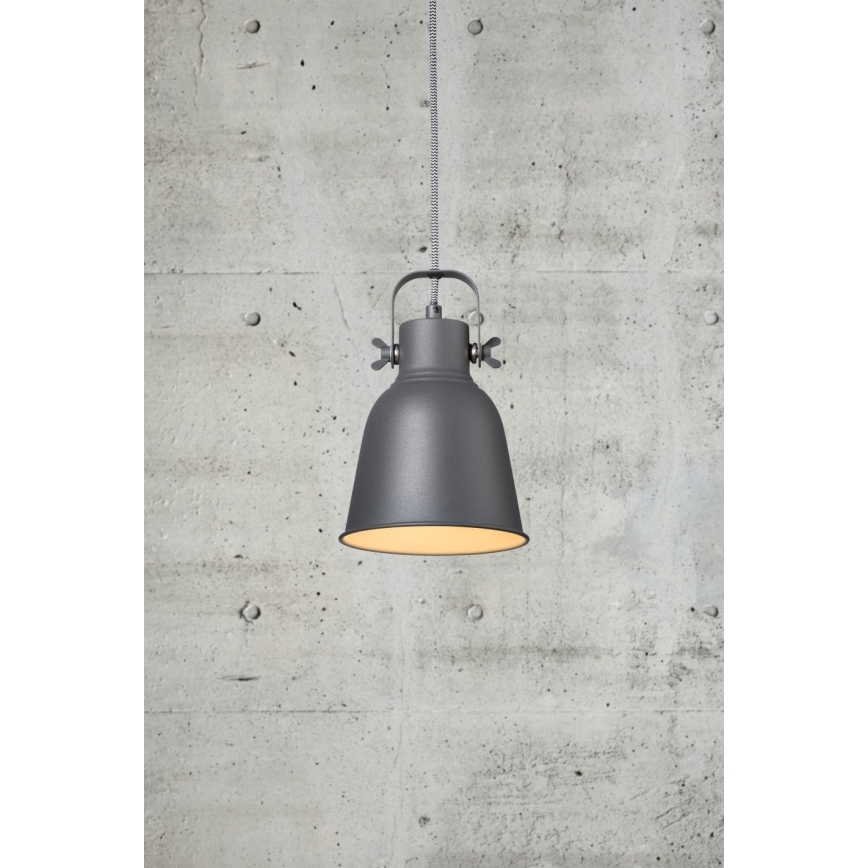 Nordlux - Підвісна люстра ADRIAN 1xE27/25W/230V діаметр 16 см антрацит