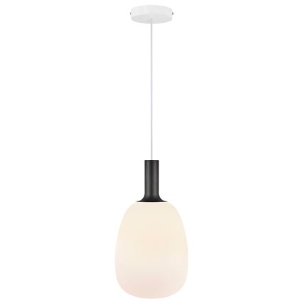 Nordlux - Підвісна люстра ALTON 1xE27/60W/230V білий/чорний/латунь