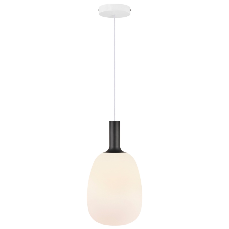 Nordlux - Підвісна люстра ALTON 1xE27/60W/230V білий/чорний/латунь