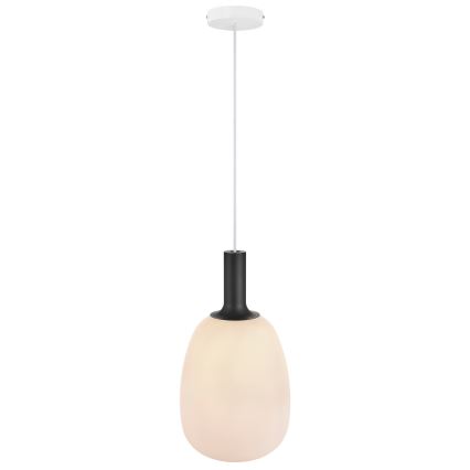 Nordlux - Підвісна люстра ALTON 1xE27/60W/230V білий/чорний/латунь