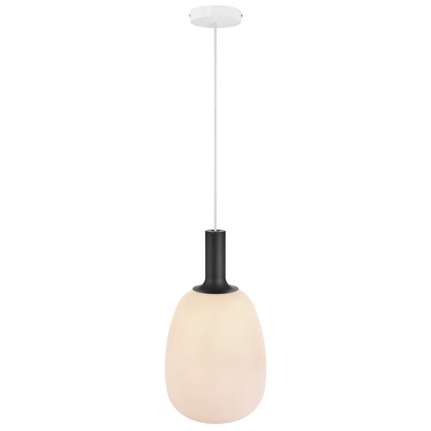 Nordlux - Підвісна люстра ALTON 1xE27/60W/230V білий/чорний/латунь