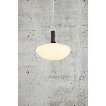 Nordlux - Підвісна люстра ALTON 1xE27/60W/230V білий/чорний/латунь