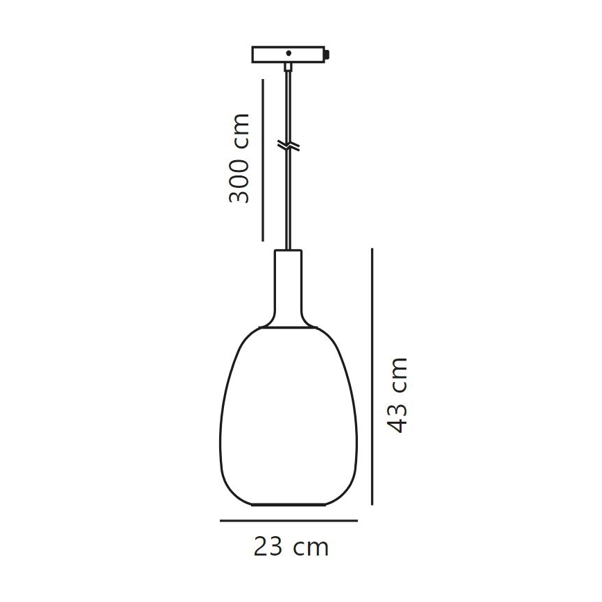 Nordlux - Підвісна люстра ALTON 1xE27/60W/230V чорний