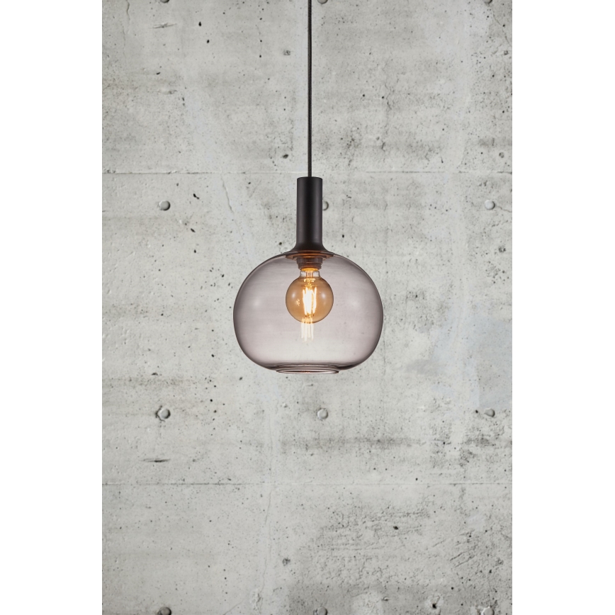 Nordlux - Підвісна люстра ALTON 1xE27/60W/230V чорний