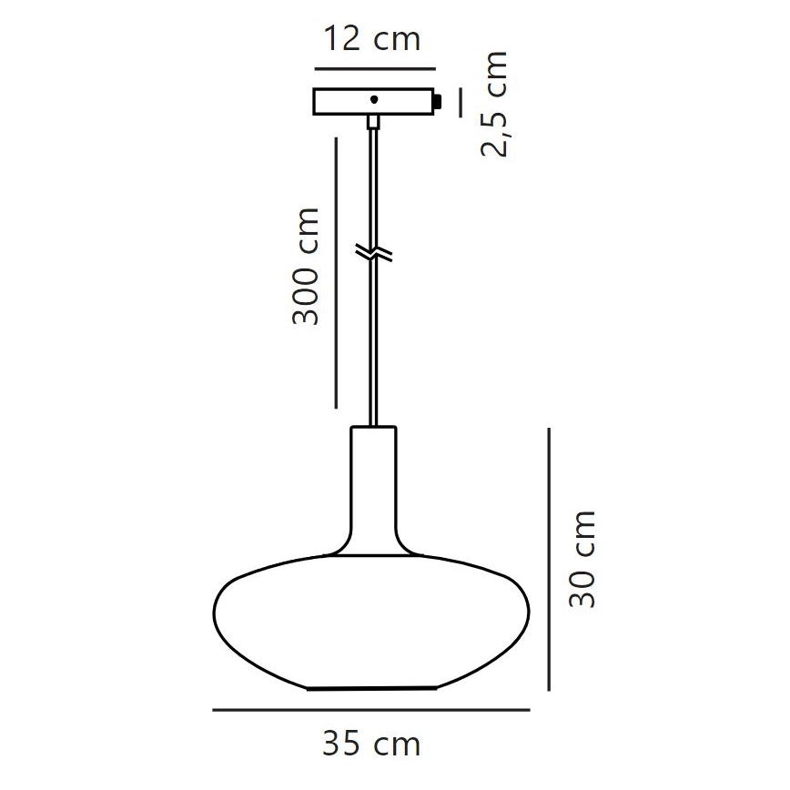 Nordlux - Підвісна люстра ALTON 1xE27/60W/230V чорний