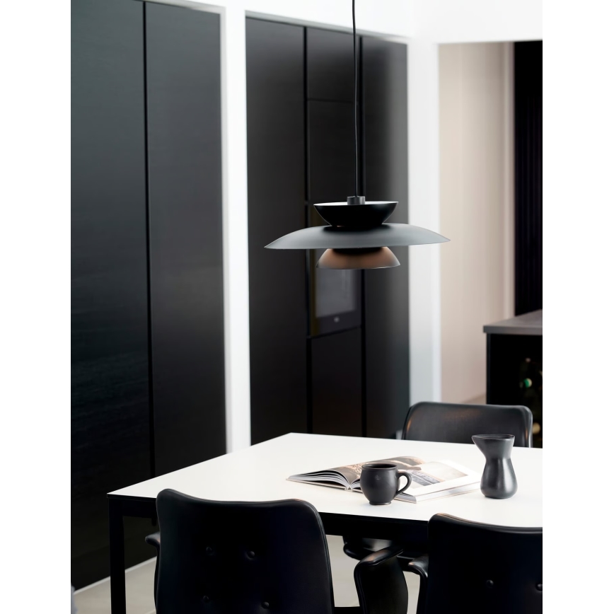 Nordlux - Підвісна люстра CARMEN 1xE27/40W/230V чорний