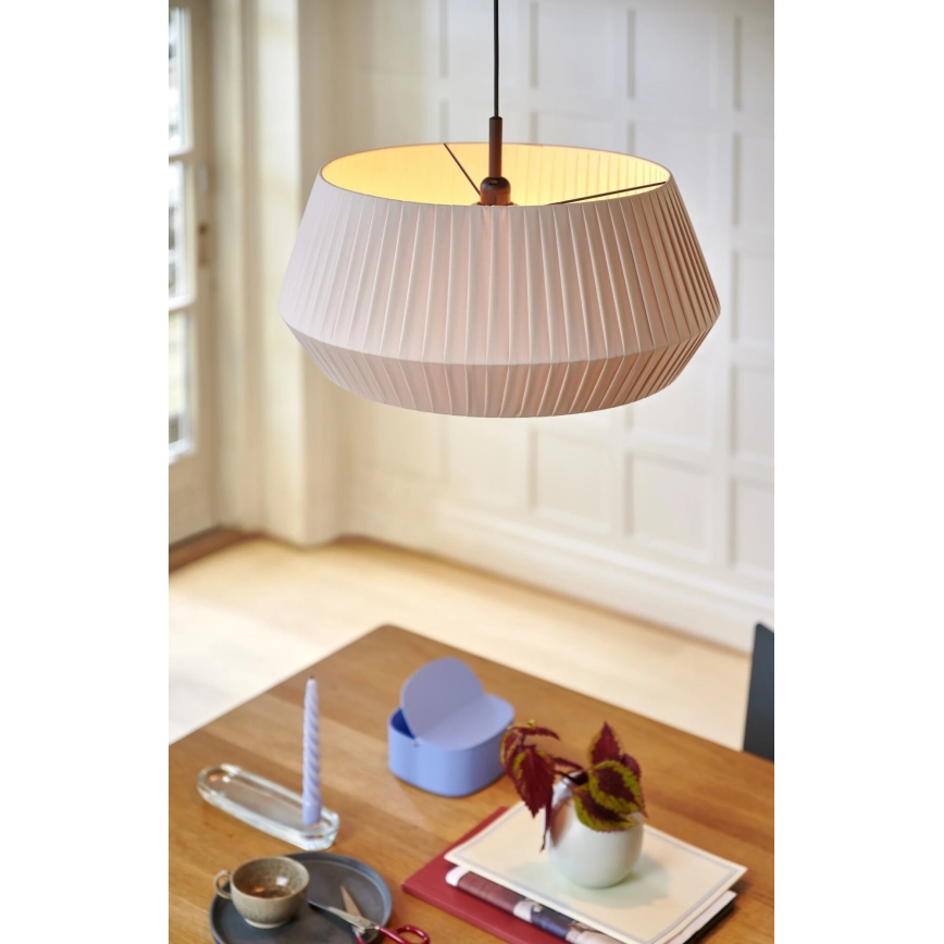 Nordlux - Підвісна люстра DICTE 1xE27/60W/230V діаметр 53 см бежевий