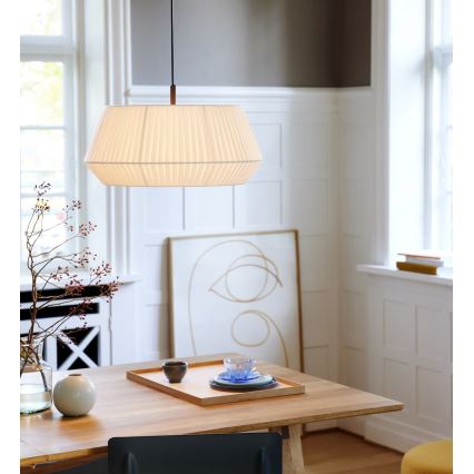 Nordlux - Підвісна люстра DICTE 1xE27/60W/230V діаметр 53 см білий