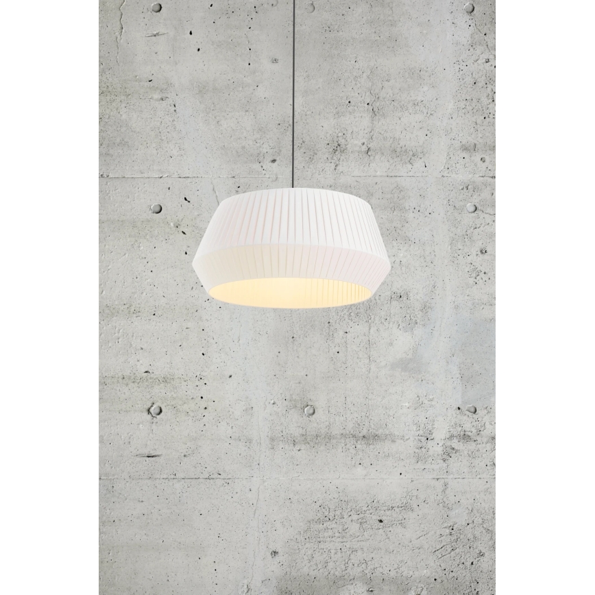 Nordlux - Підвісна люстра DICTE 1xE27/60W/230V діаметр 53 см білий